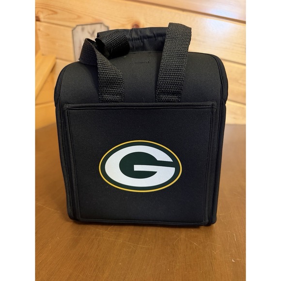 Other - NFL Green Bay Packers Lunch Bag Black Beach Sports Lunchbox Neoprene